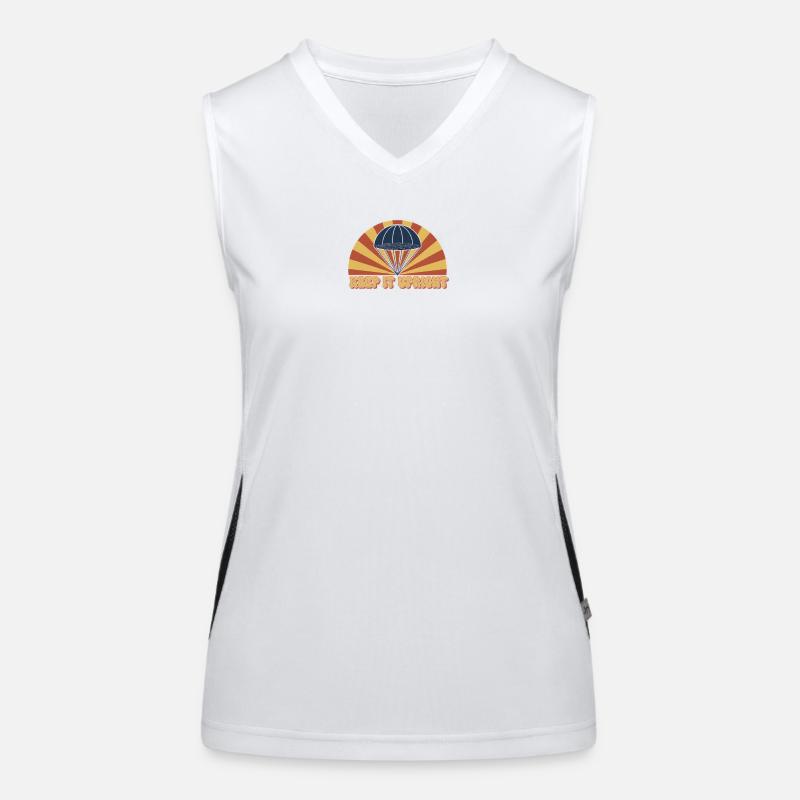 Keep It Upright Parachute Sunburst Women's Functional Contrast Tank Top
