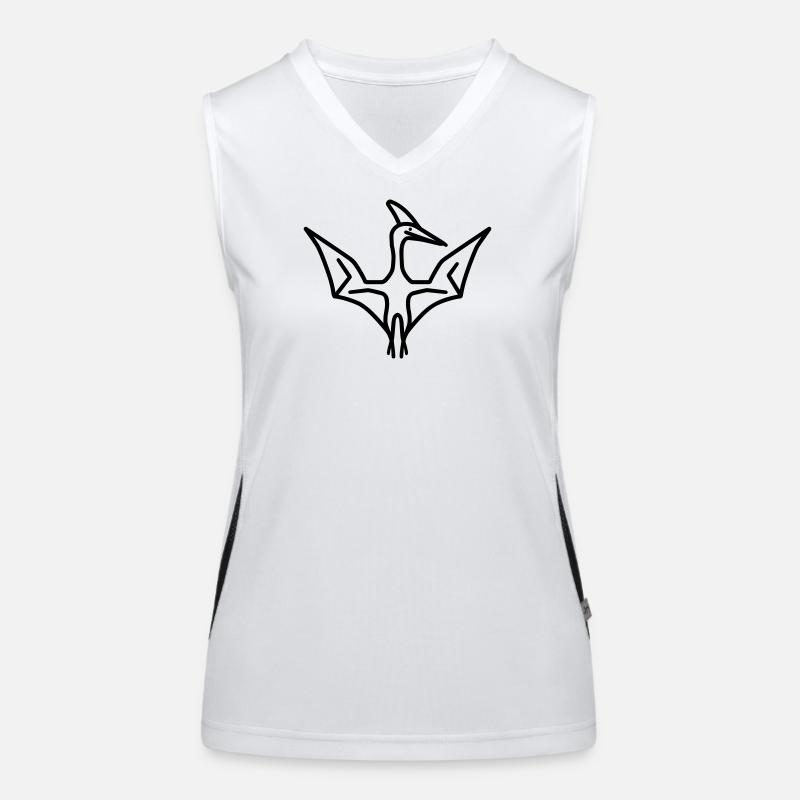 Pterodaktylus Funktionelles Kontrast-Tank Top für Frauen