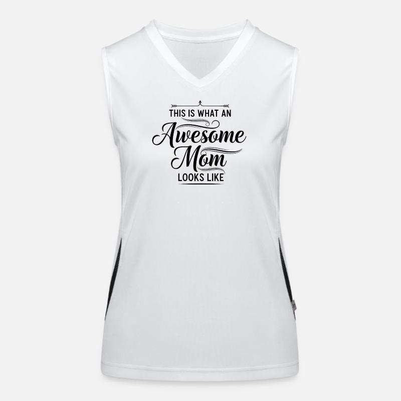 So Sieht Eine Tolle Mutter Aus Mama Geschenk Funktionelles Kontrast-Tank Top für Frauen