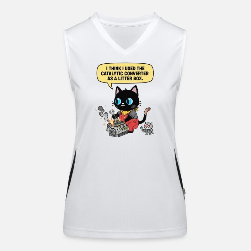 Master Paw at work. The catalysator specialist Women's Functional Contrast Tank Top