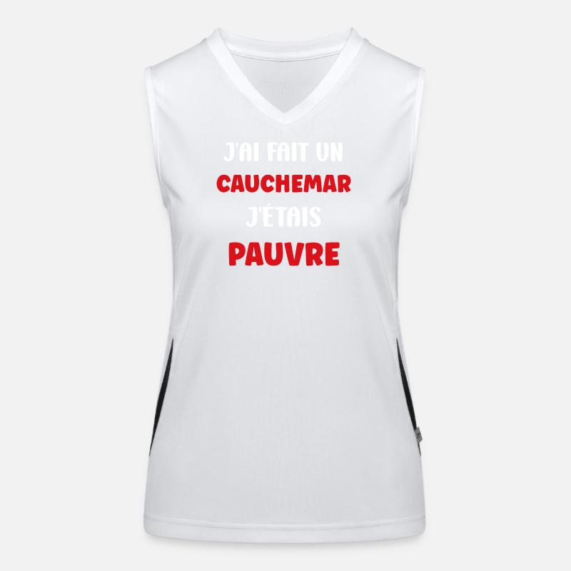 pauvre Débardeur respirant contrasté Femme