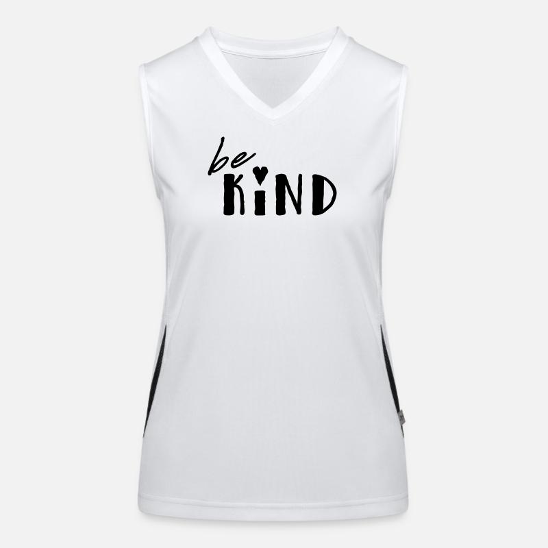 be kind Funktionelles Kontrast-Tank Top für Frauen