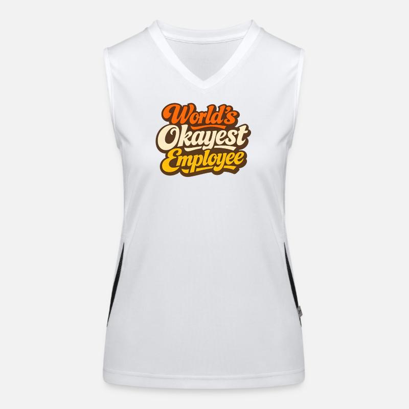 L’employé le plus correct du monde Débardeur respirant contrasté Femme