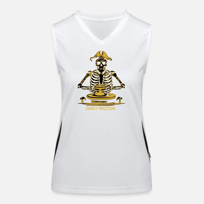 Precisión Mortal - Edición Oro Real Camiseta funcional de tirantes en contraste para mujer