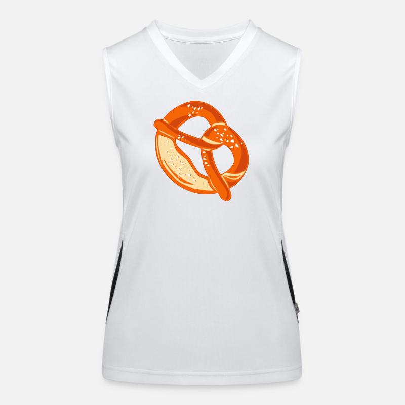 Brezel Funktionelles Kontrast-Tank Top für Frauen