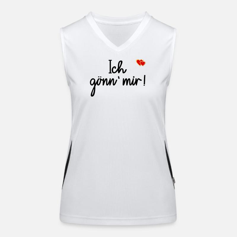 Lebensplan Genuss Gönnung Funktionelles Kontrast-Tank Top für Frauen