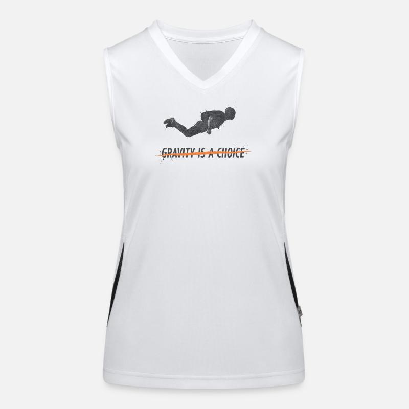 Dive Into Gravity: A Choice Women's Functional Contrast Tank Top