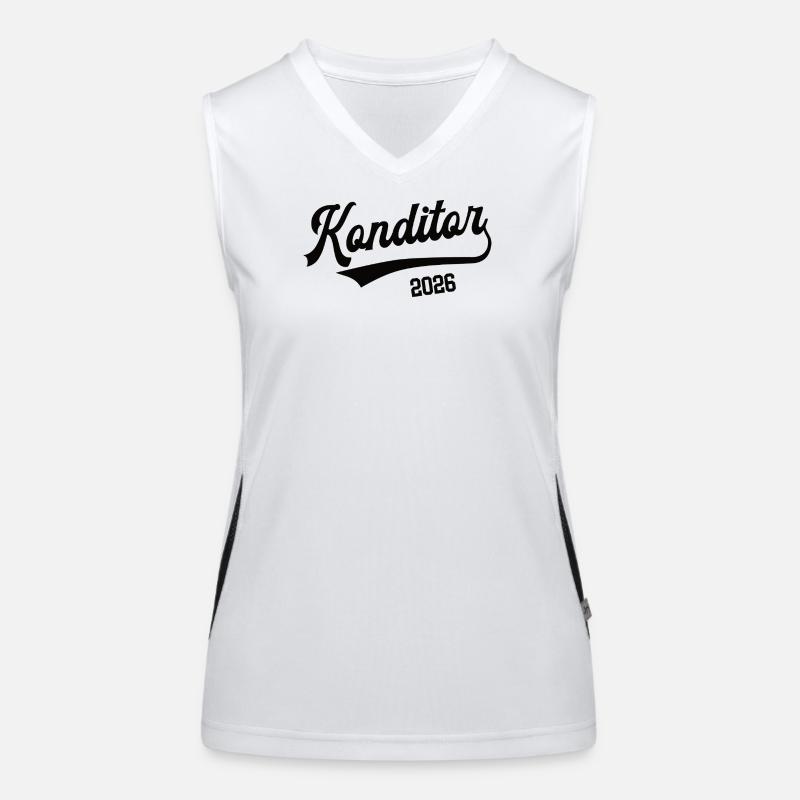Konditor 2026 Beruf Konditorei Lehre Lehrling Funktionelles Kontrast-Tank Top für Frauen
