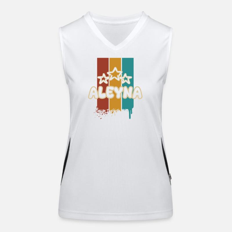 Aleyna als Geschenkidee Funktionelles Kontrast-Tank Top für Frauen