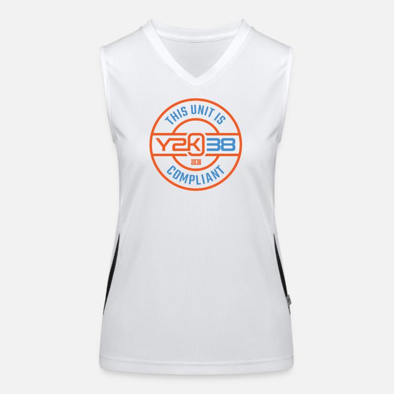 This Unit Y2K38 Compliant Funktionelles Kontrast-Tank Top für Frauen