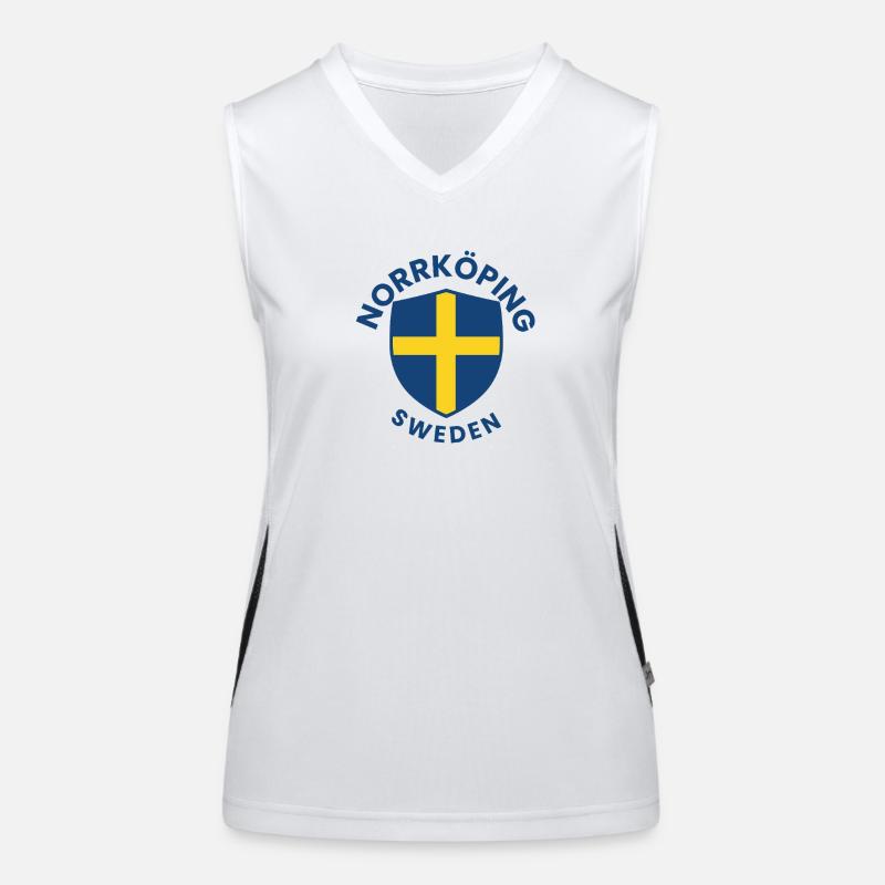 Norrsköld Shield motif Women's Functional Contrast Tank Top
