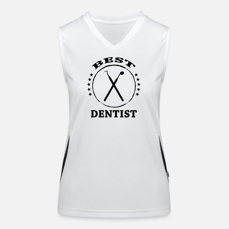 Best Dentist Tools Crest Débardeur respirant contrasté Femme