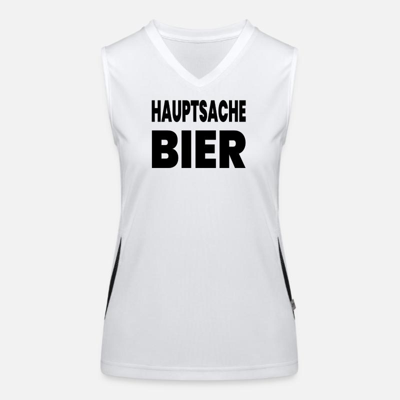 Beer Women's Functional Contrast Tank Top