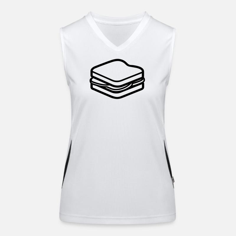 Sandwich Funktionelles Kontrast-Tank Top für Frauen