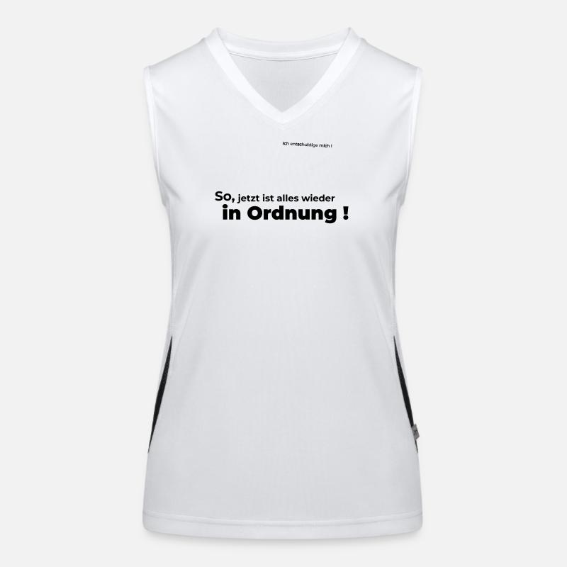 Excuse me Women's Functional Contrast Tank Top