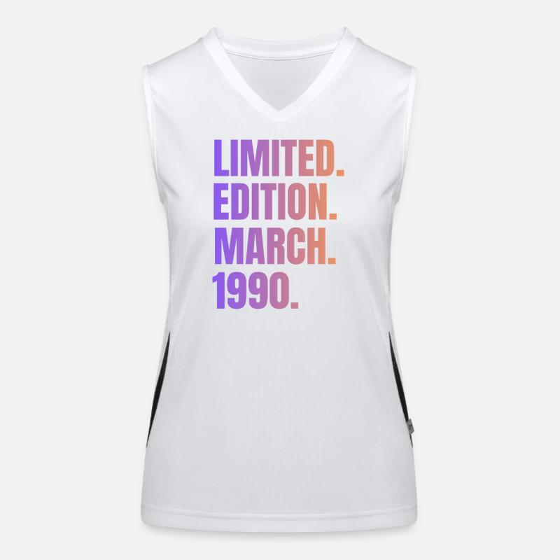 Limited Edition March 1990 Women's Functional Contrast Tank Top