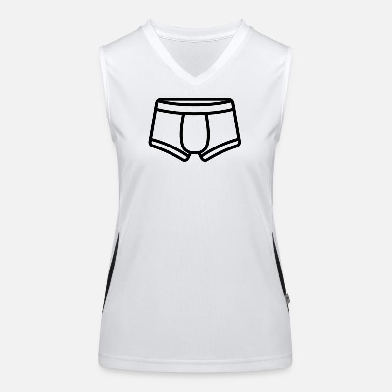 caleçon Débardeur respirant contrasté Femme