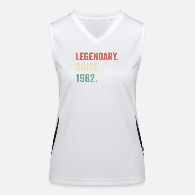 legendary since 1982 Débardeur respirant contrasté Femme