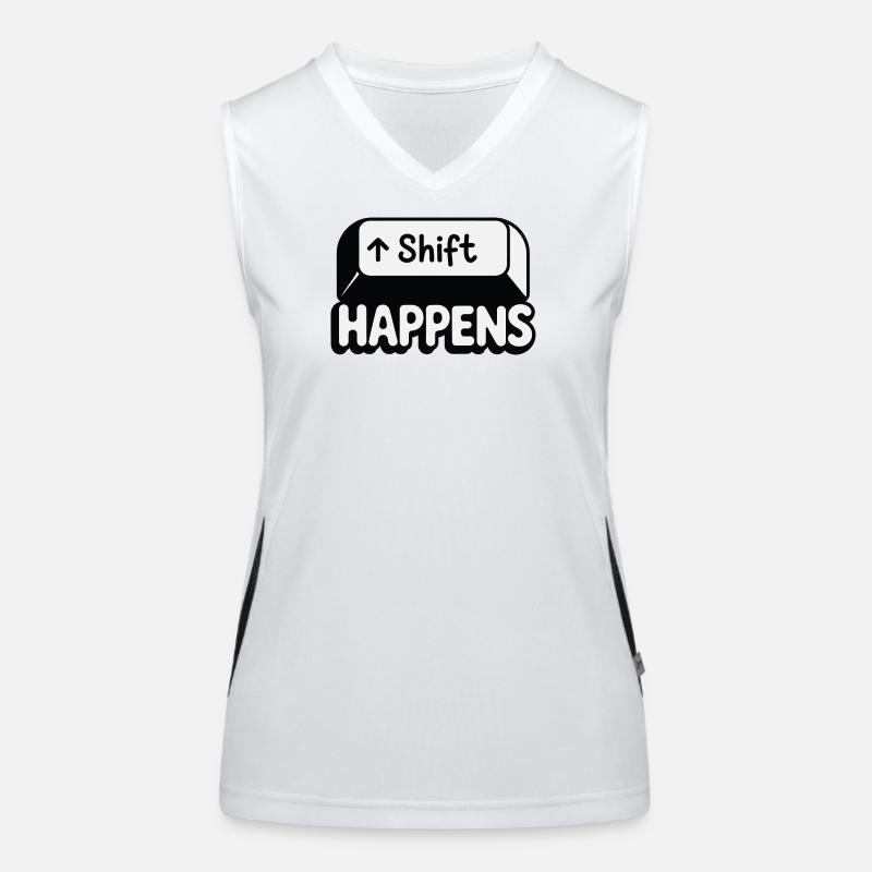 Shift Happens Women's Functional Contrast Tank Top