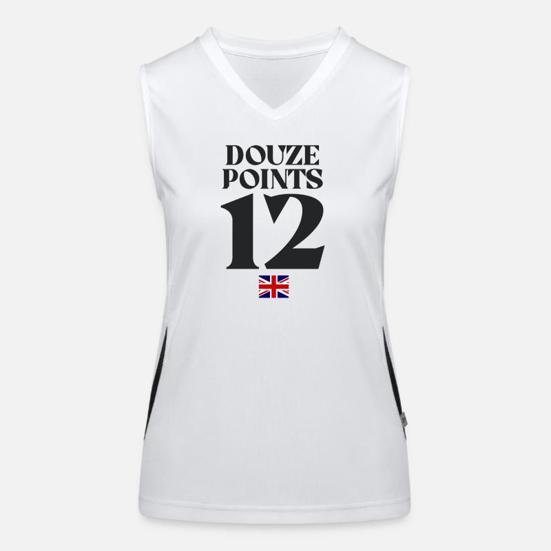 Douze Points Eurovision Débardeur respirant contrasté Femme