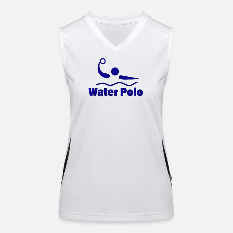 Waterpolo Débardeur respirant contrasté Femme