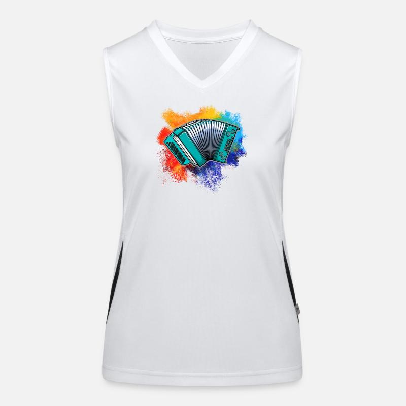 Kunterbunte Quetschn Funktionelles Kontrast-Tank Top für Frauen