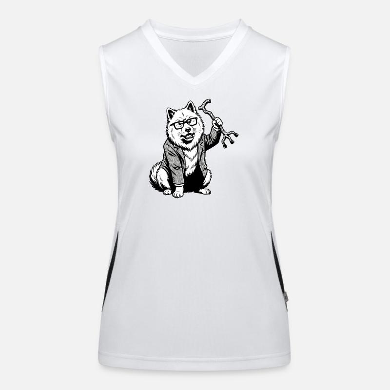 Eurasier | Grumpy Women's Functional Contrast Tank Top