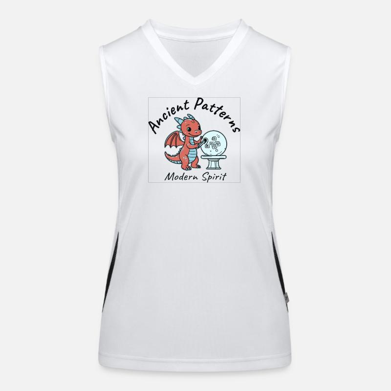 Ancient Patterns, Modern Spirit Women's Functional Contrast Tank Top