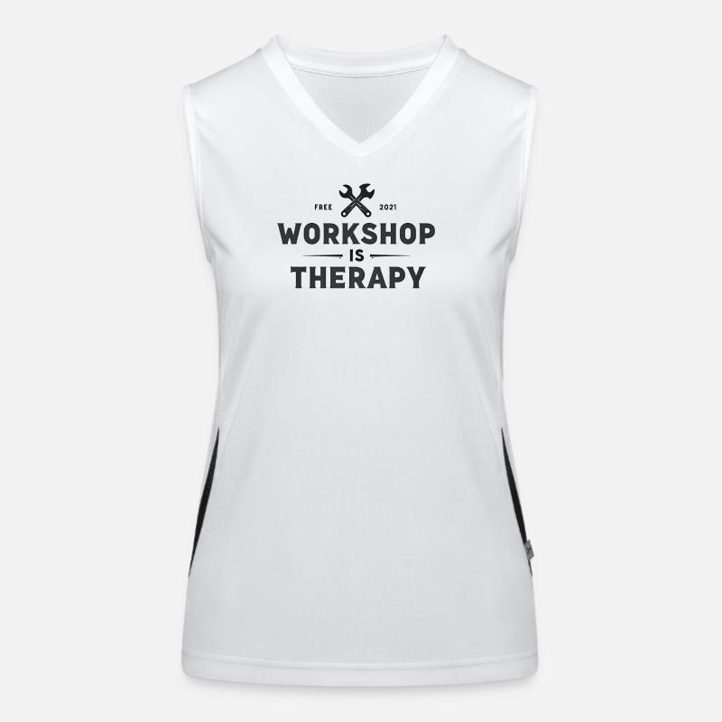 Workshop Ist Therapie Funktionelles Kontrast-Tank Top für Frauen