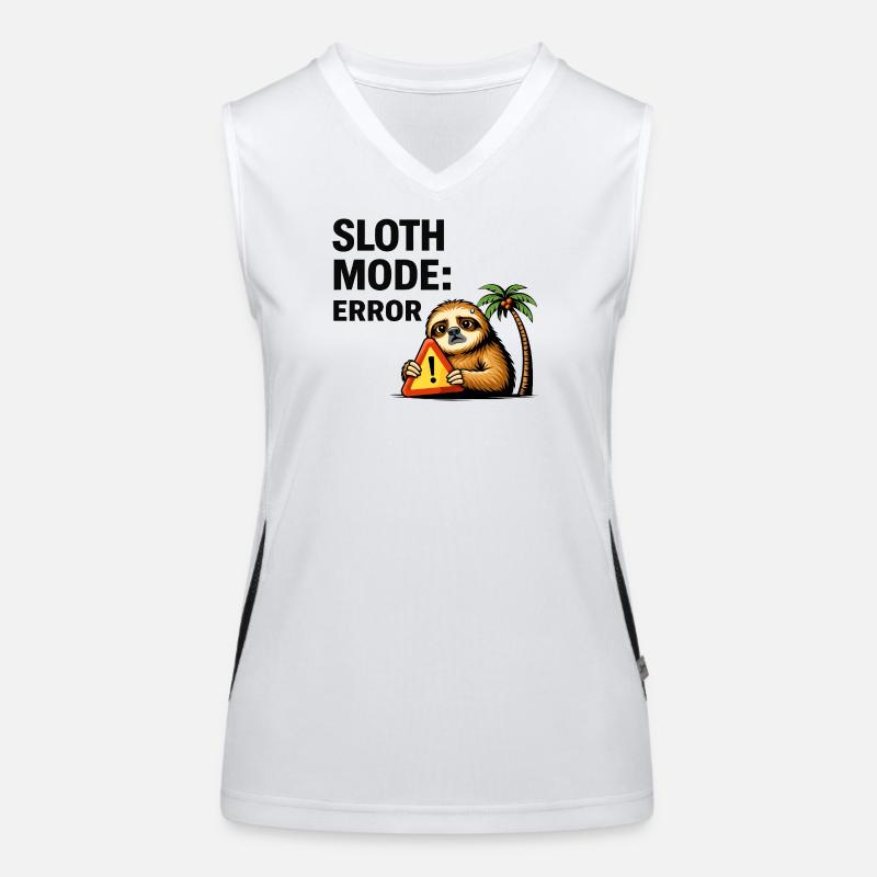 Sloth Mode Error Women's Functional Contrast Tank Top