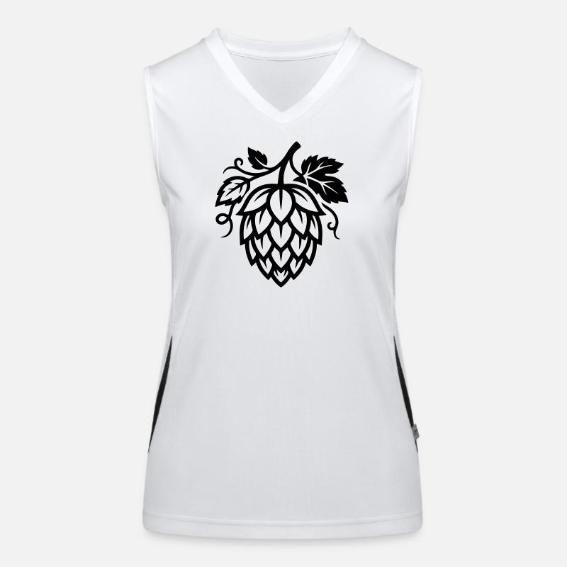 Hops Symbol Brewery Women's Functional Contrast Tank Top
