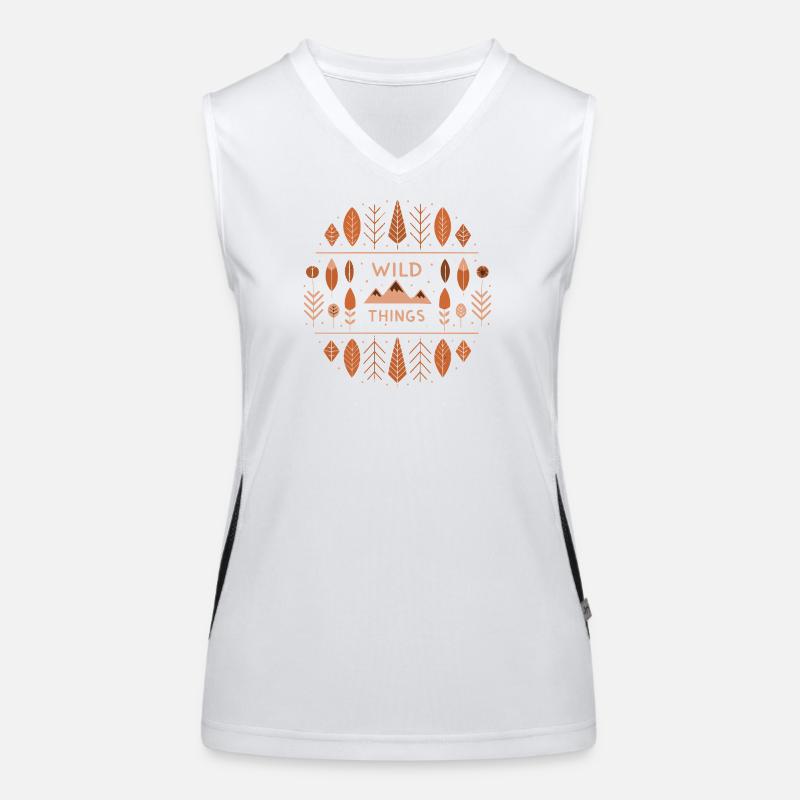 Wild Forest Natural Pattern Women's Functional Contrast Tank Top