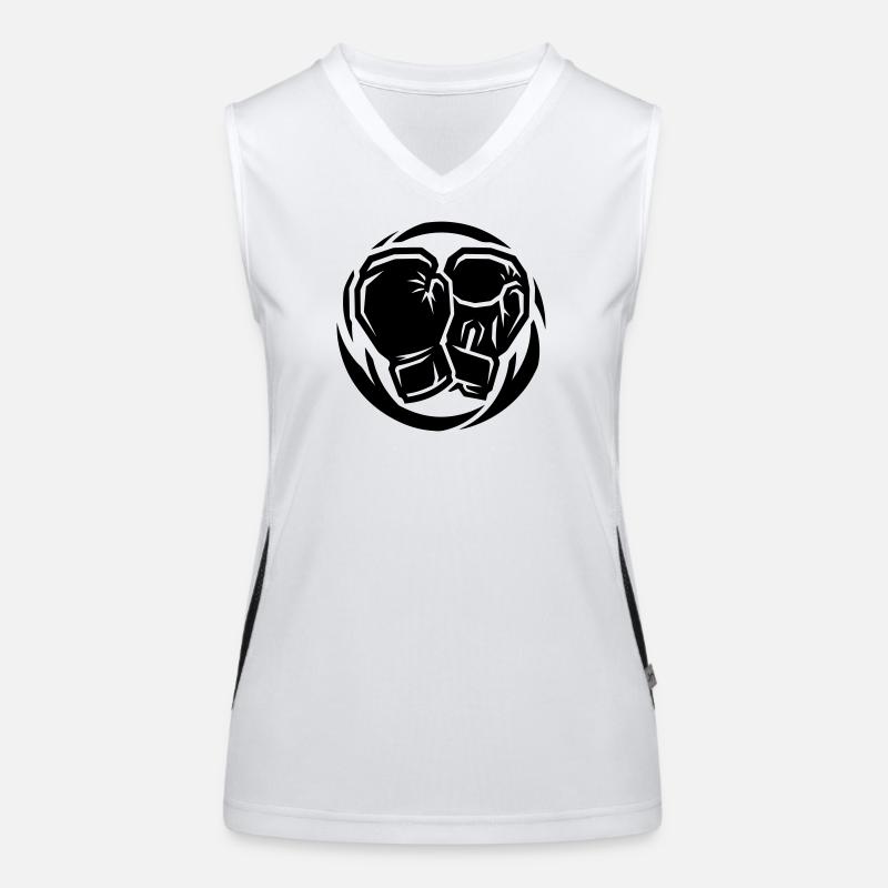 Boxing Gloves Icon Women's Functional Contrast Tank Top