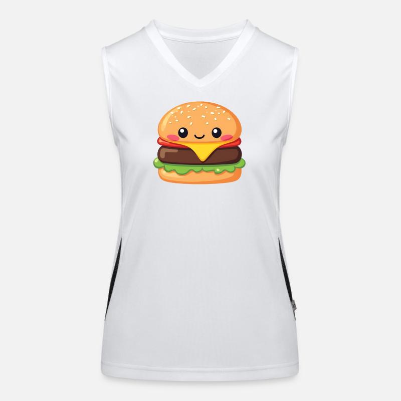 hamburger Débardeur respirant contrasté Femme