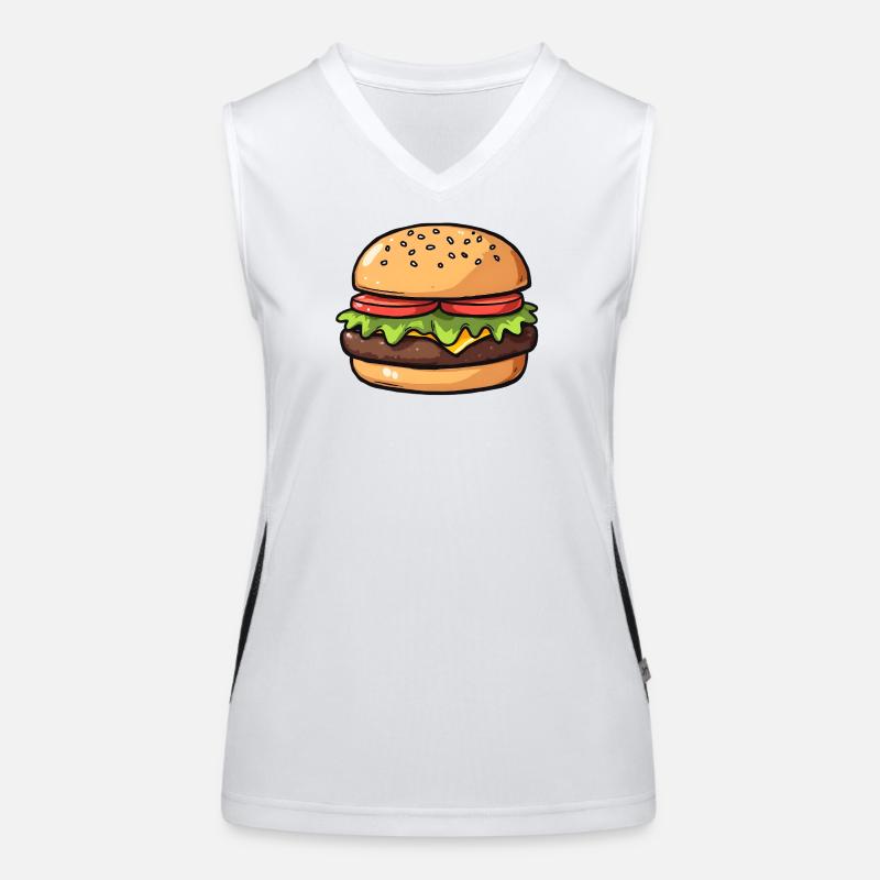 hamburger Women's Functional Contrast Tank Top
