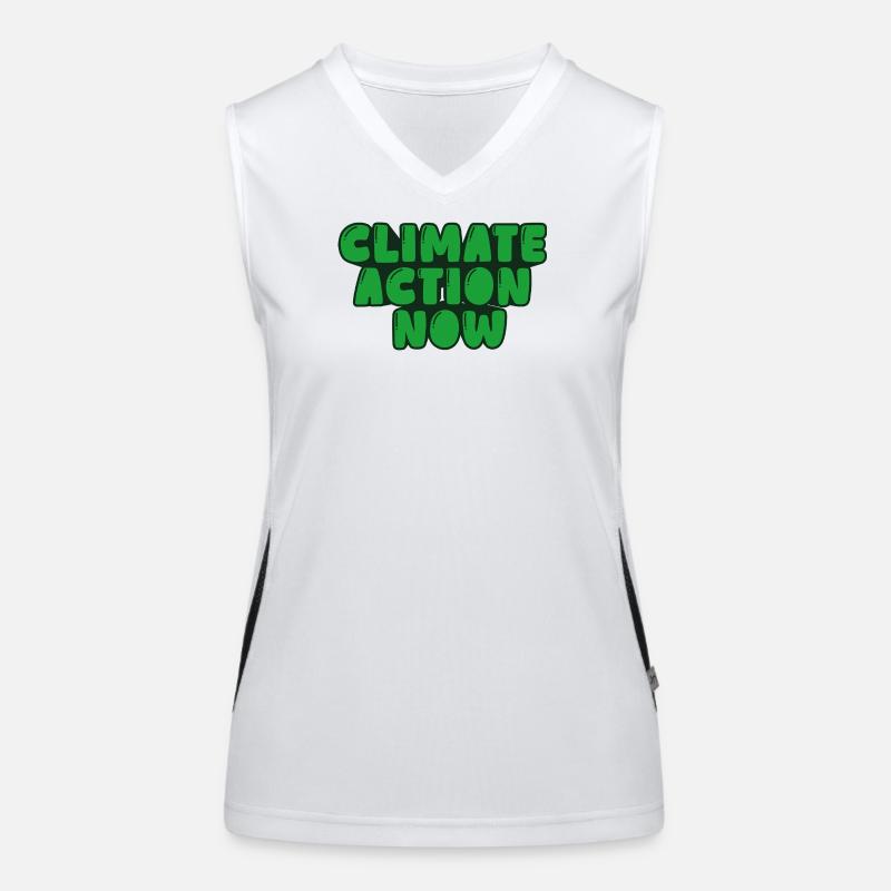 climate action now Women's Functional Contrast Tank Top