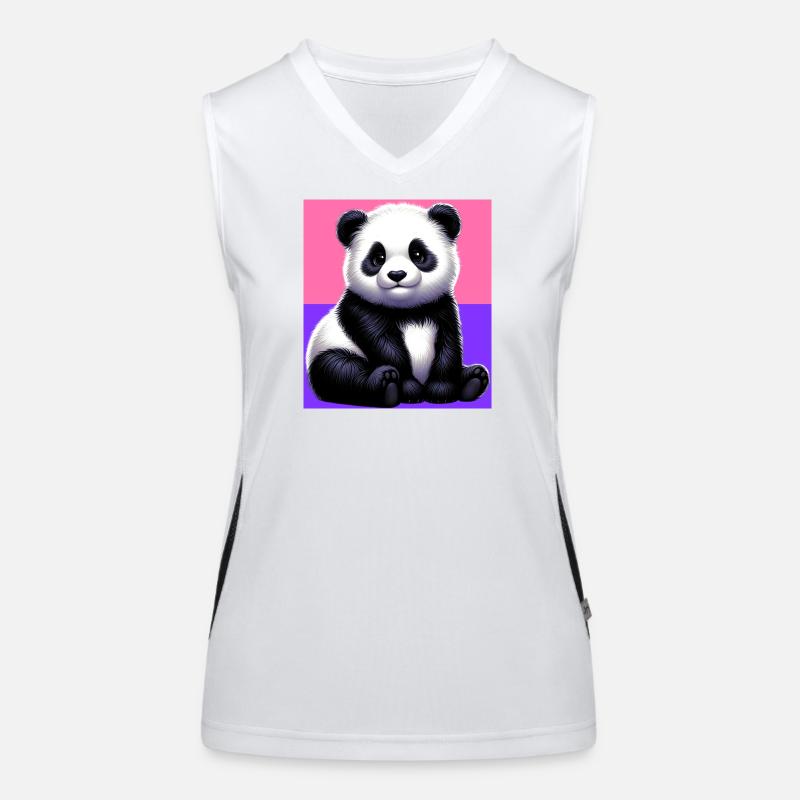 panda Women's Functional Contrast Tank Top
