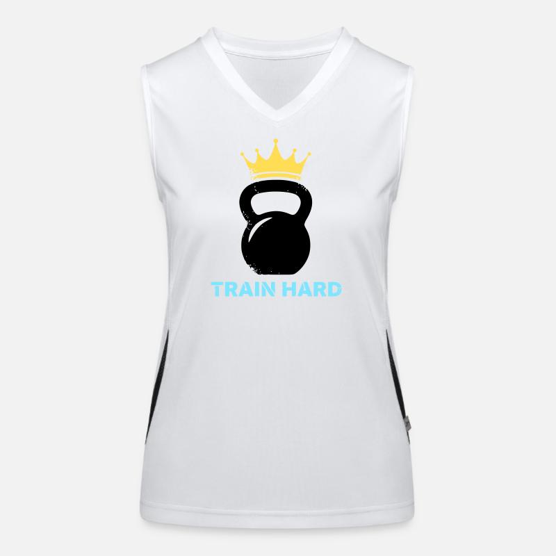 Kettlebell Crown Train Hard Women's Functional Contrast Tank Top