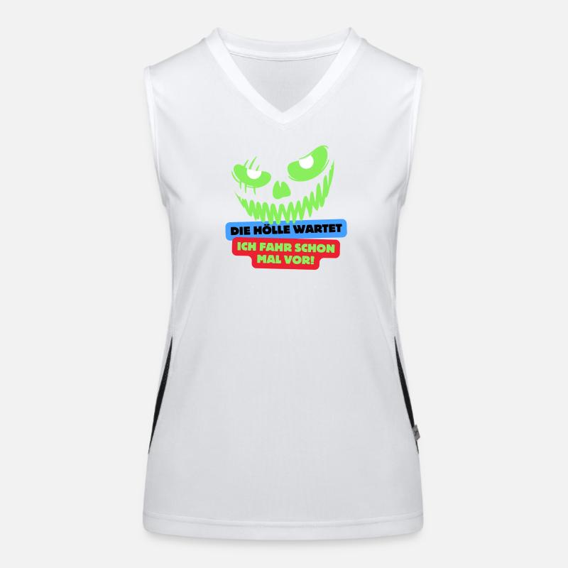 Biker Funktionelles Kontrast-Tank Top für Frauen