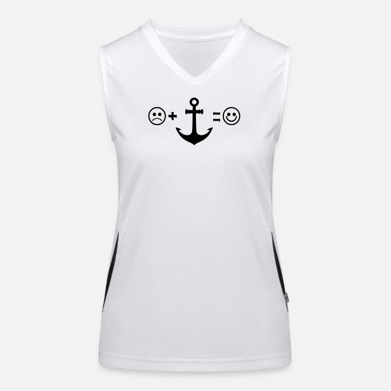 Anker Funktionelles Kontrast-Tank Top für Frauen