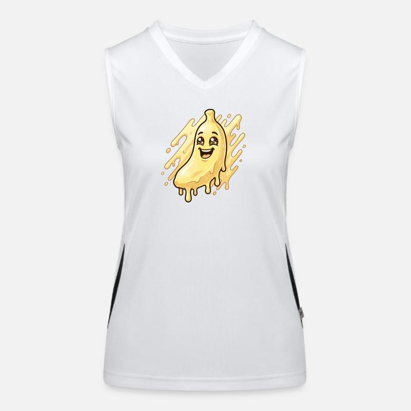 Banane Blob Rieur Débardeur respirant contrasté Femme