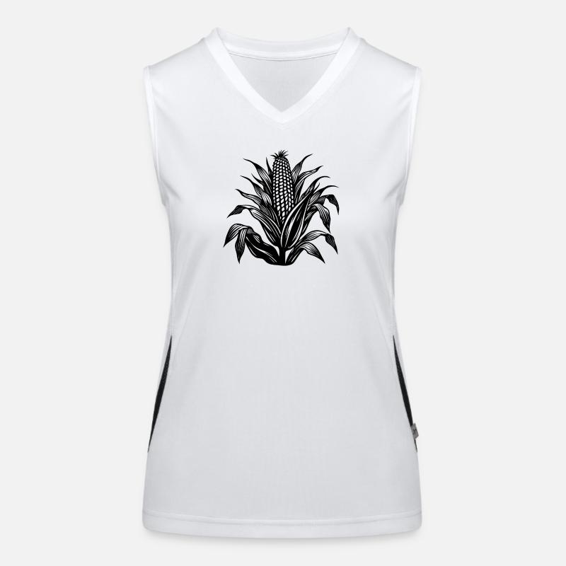 Corn stalk Women's Functional Contrast Tank Top