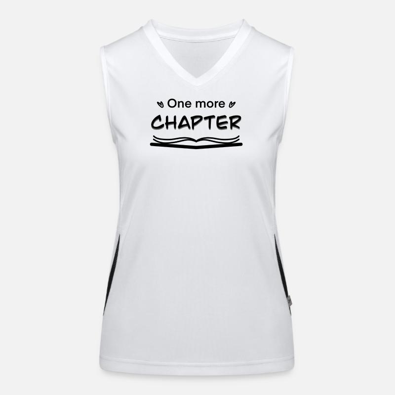 Chapter Graffiti Brush lettering Women's Functional Contrast Tank Top