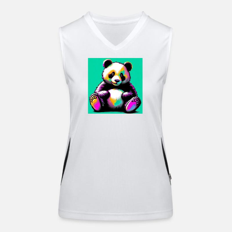 panda Débardeur respirant contrasté Femme