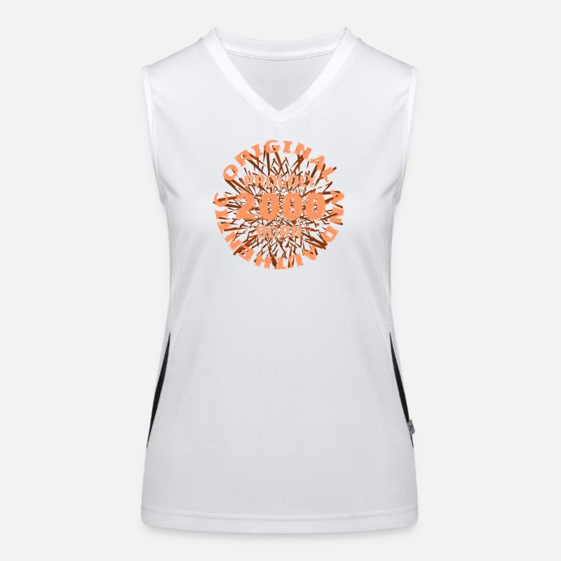 2000 Débardeur respirant contrasté Femme