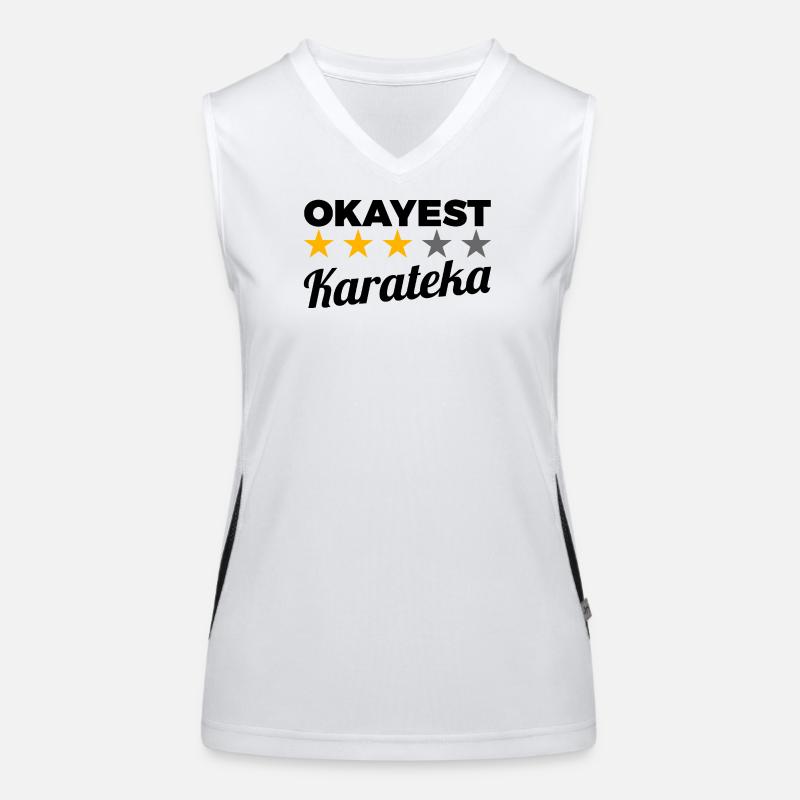 Funny Karateka Women's Functional Contrast Tank Top