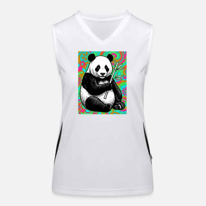 panda Women's Functional Contrast Tank Top