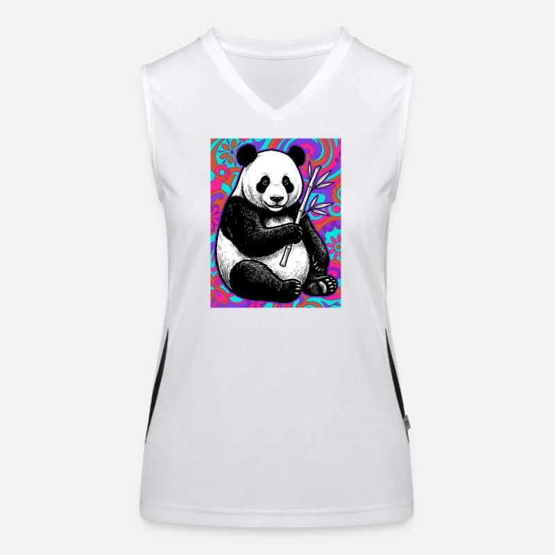 panda Women's Functional Contrast Tank Top
