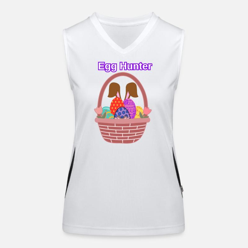 Egg Hunter Shirt – Easter Egg Hunt Tee Women's Functional Contrast Tank Top