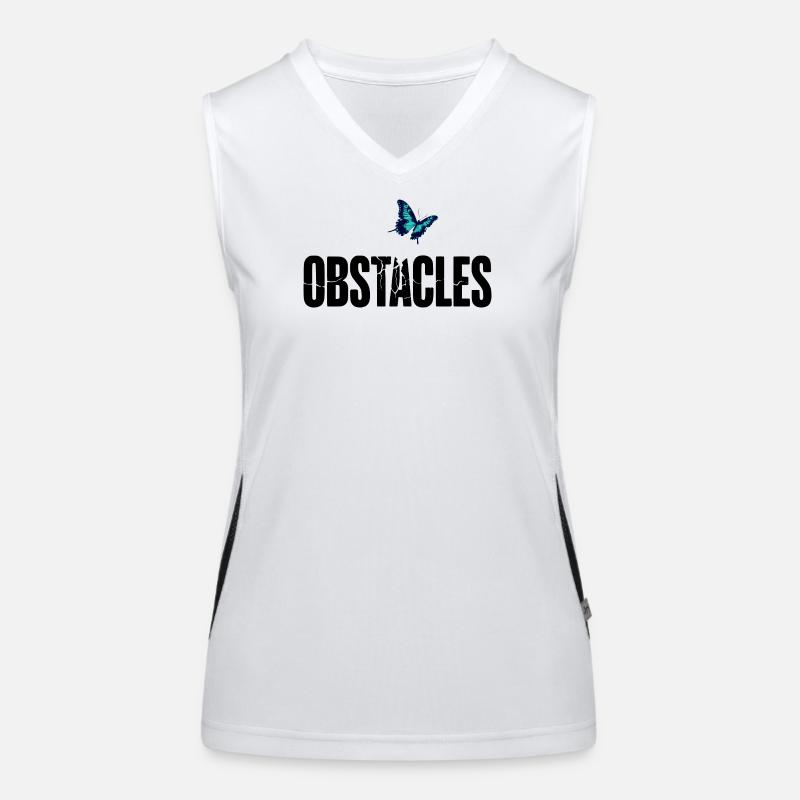 OBSTACLES – Briser les obstacles Débardeur respirant contrasté Femme